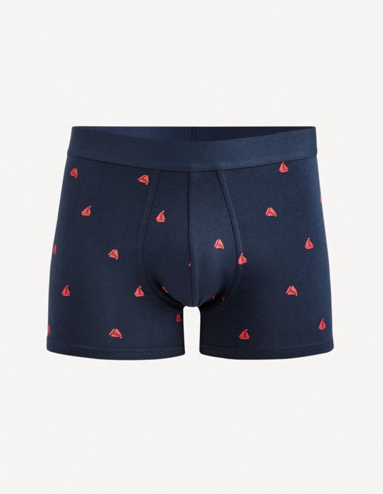 Boxer motifs bateaux en coton stretch