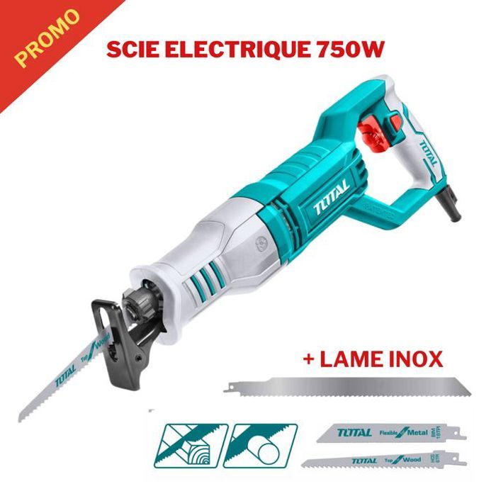 Scie électrique TOTAL 750 watts