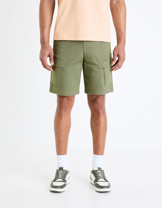 Bermuda en maille coton stretch