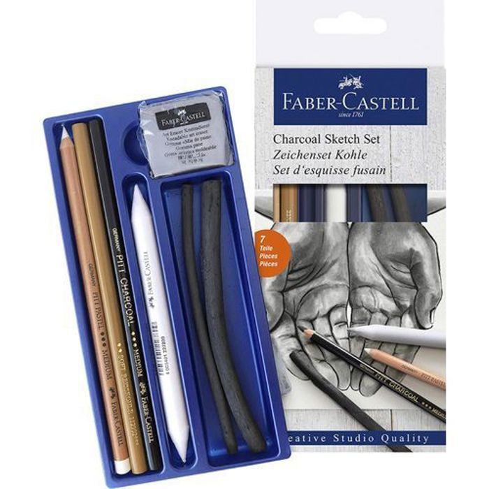 Set de Dessin Esquisse Fusain 7 pièces