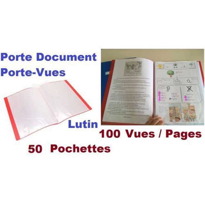 Porte-vues Document en Lutin En Polypropylène Souple