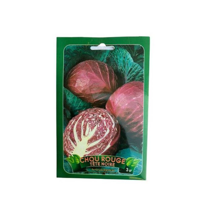 Graines De Chou Rouge Téte Noire 3G