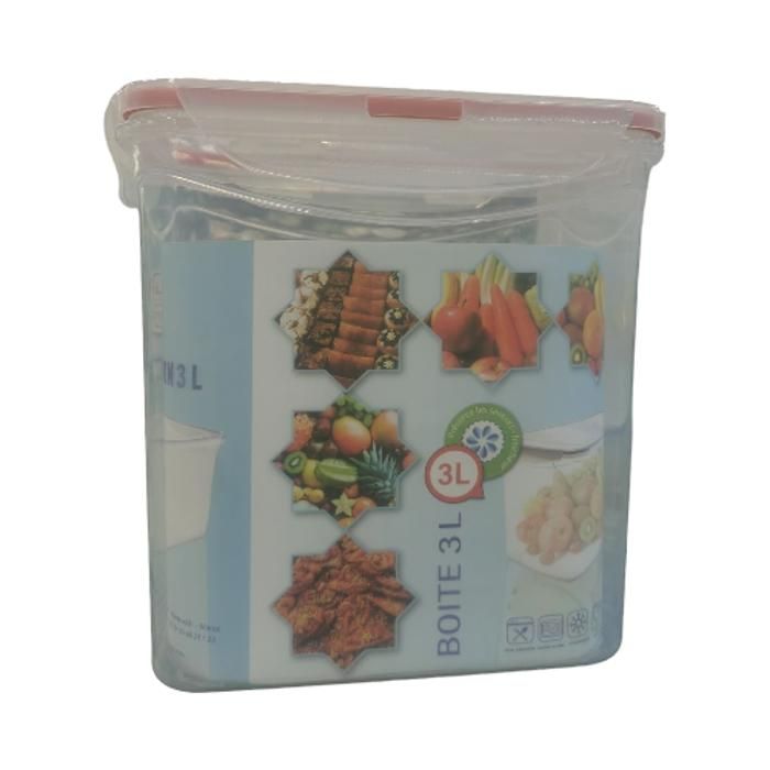 BOITE RECTANGULAIRE DE CONSERVATION 3 L TRANSPARE