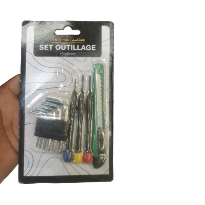 SET OUTILLAGE 10 PCS HF5014089 BOX