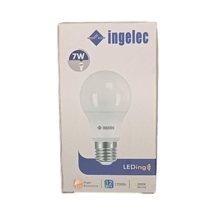 LAMPES LED A60 07W E27 JAUNE