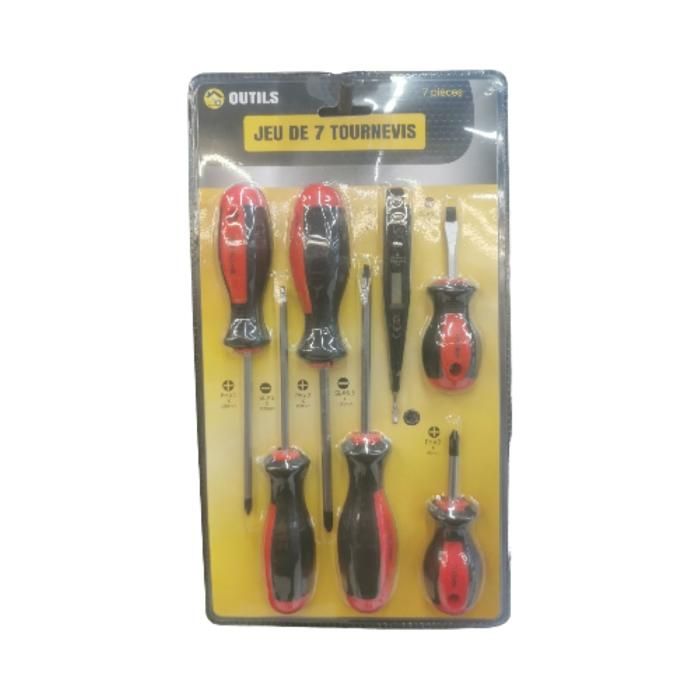SET 7 PIECES DES TOURNEVISS