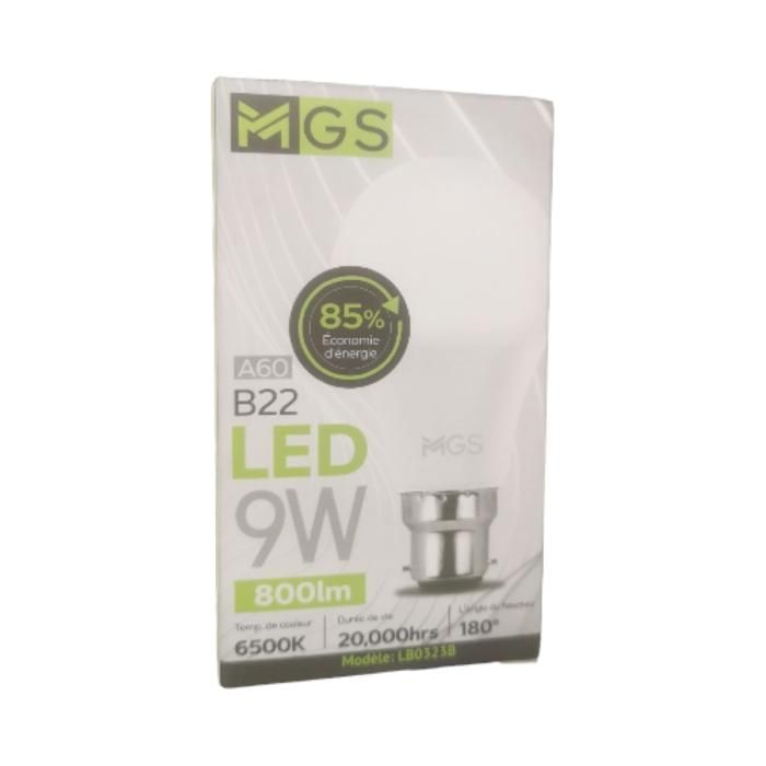 AMPOULE LED 9W B22 LB0323B