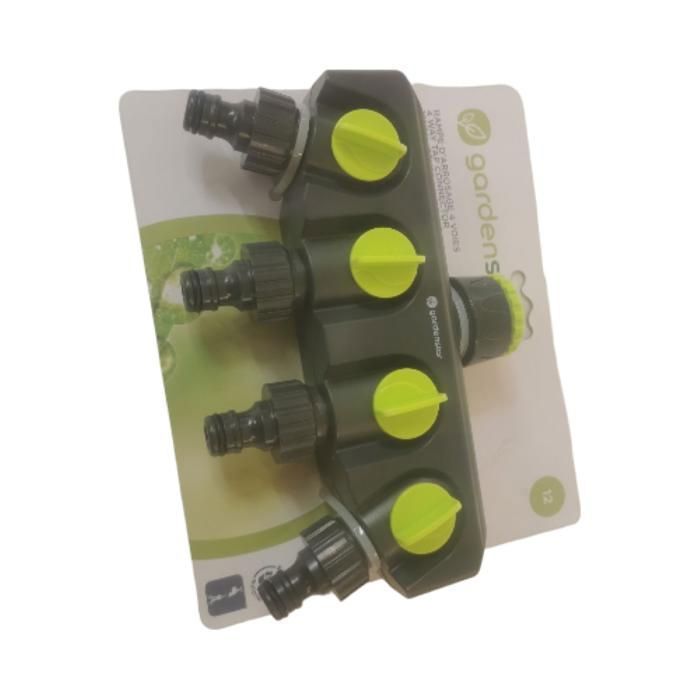 Connecteur de robinet 4 Voies Recylé ABS S24-52-