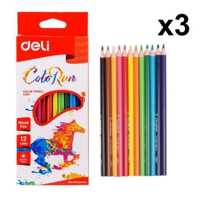 CRAYON DE COULEUR 3 paquet de 12