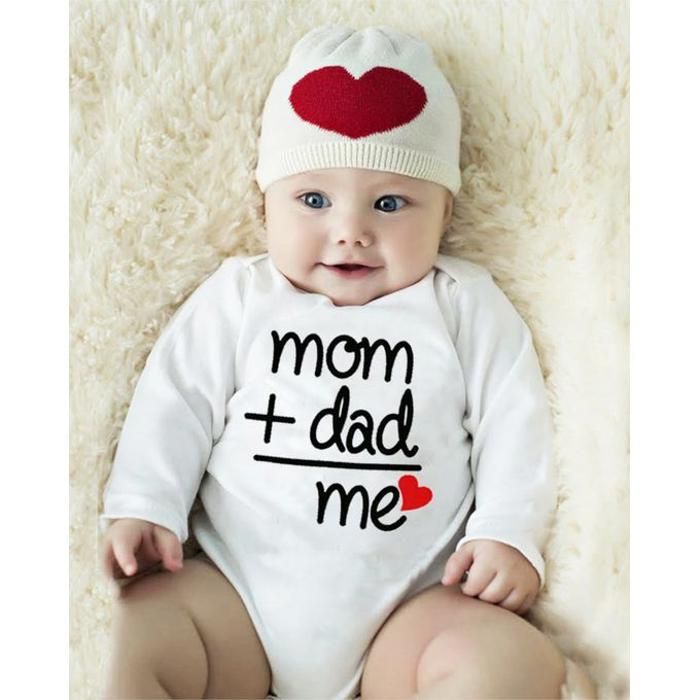 Mon Bebe Body Bébé manches courtes  Dad Mom Me