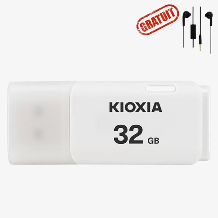 Clé USB 2.0 KIOXIA 32GB blanche