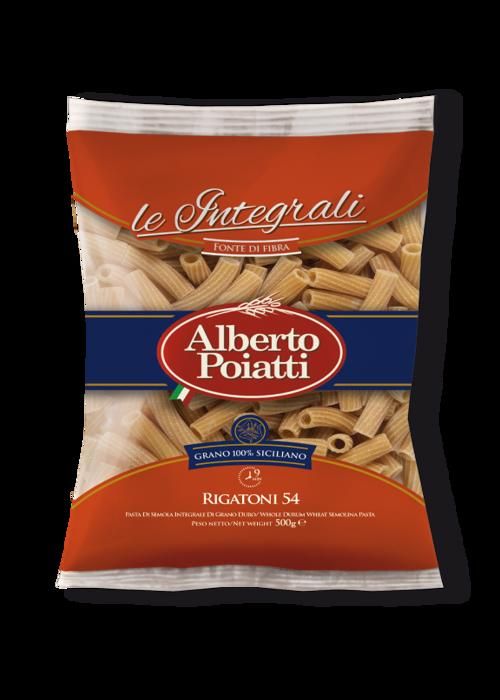 RIGATONI INTEGRLE PATES DE SEMOULE DE BLE DUR 500.Gr ALBERTO POIATTI