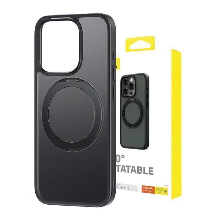 Coque de téléphone - Baseus - iPhone 15 - Noir - Souple - Protection inégalée
