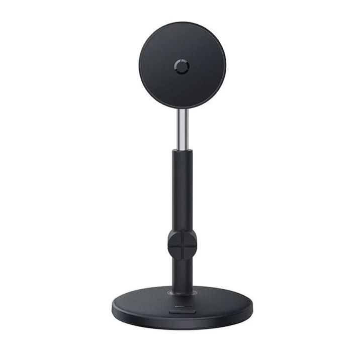 Baseus Support Magnétique de Bureau pour Smartphone & Tablette – Hauteur réglable, rotation 360° - 95 x 95 x 165mm