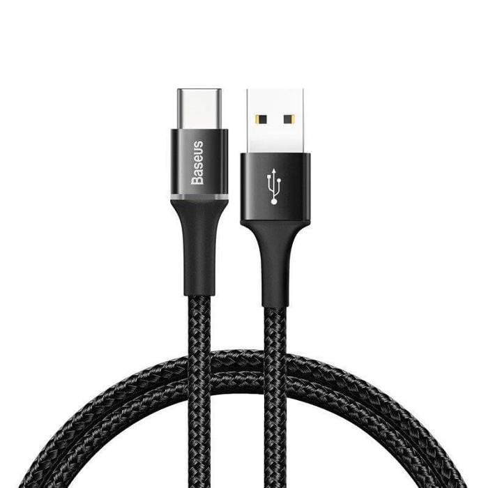 Baseus - Câble USB Pour Type-C 3A/1M – CATGH-B01 - Noir