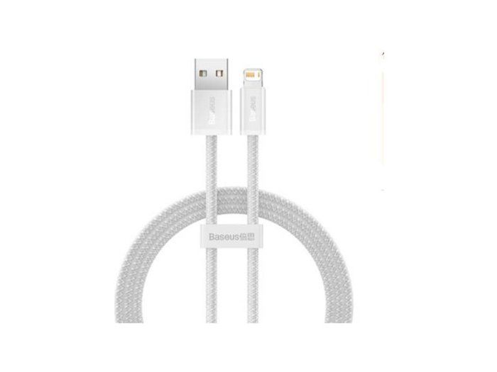 Câble de Données Baseus Dynamic Series – USB vers Lightning 2,4A, 2 m, Blanc