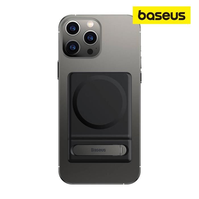 Support Magnétique Pliable - LUX - LUXZ010001 - Noir - Rotation 360° - Compatible avec Smartphones