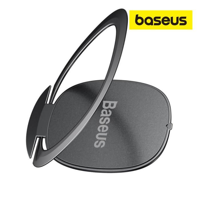 Baseus Anneau Auto-Adhésif Ultra-Fin – Support Téléphone / Grip Universel – Gris