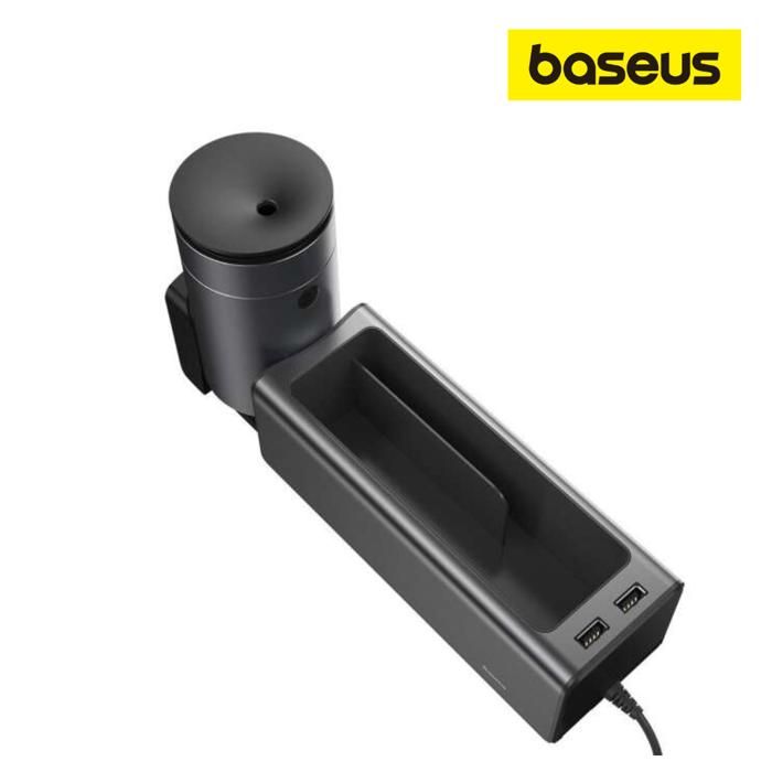 Organiseur de console d’accoudoir - CRC - CRCWH-A01 - Double USB - Noir - Pratique et compact