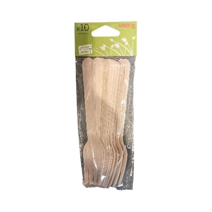 10 FOURCHETTE EN BOIS
