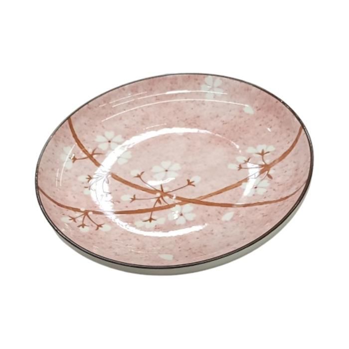 ASSIETTE PLATE EN PORCELAINE 25CM AVEC DESIGN SAK
