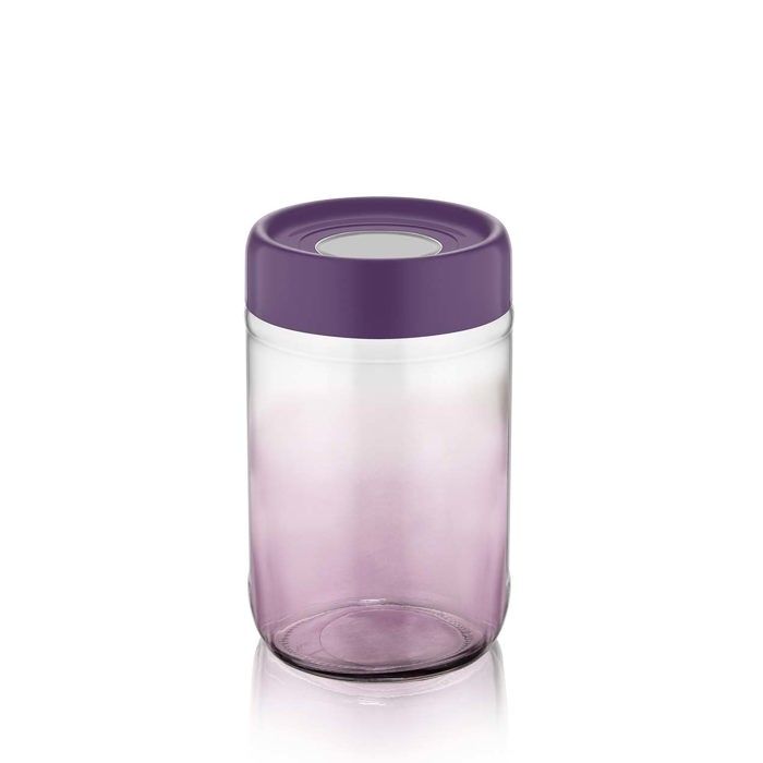 Pot en verre arc-en-ciel 660cc violet C-00424