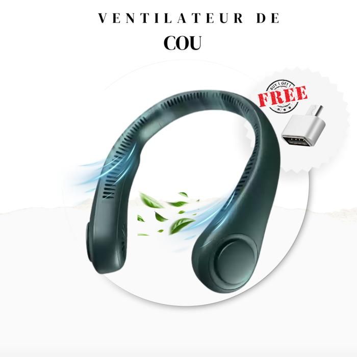 Ventilateur de cou à suspendre sans pales