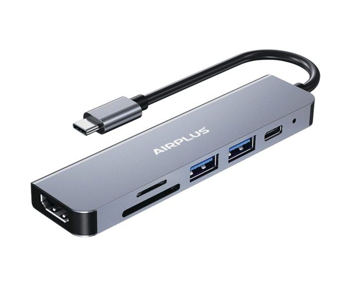 Airplus Adaptateur USB Multiport 6-En-1