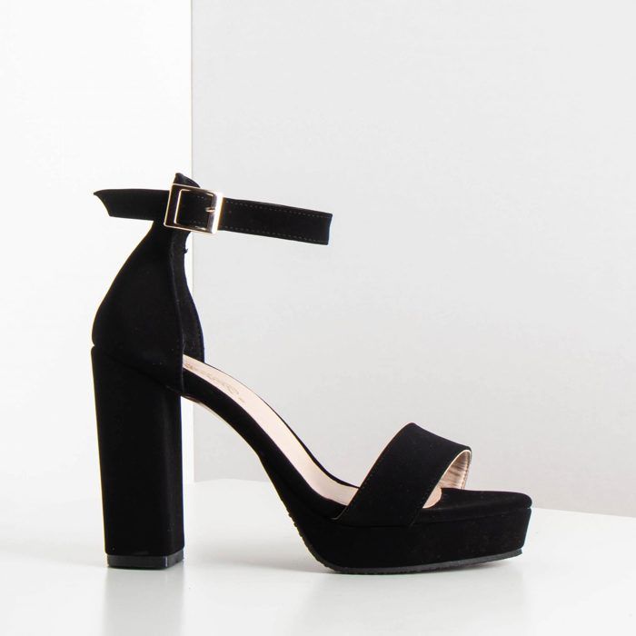 Sandales à talons - Noir