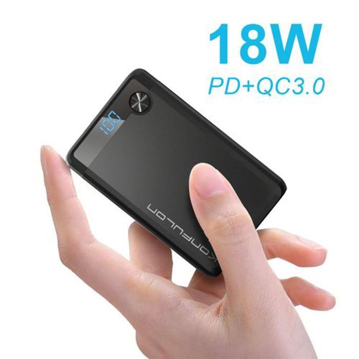 POWER BANK KONFULON Q11 10000MAH AVEC MICRO USB TYPE-C