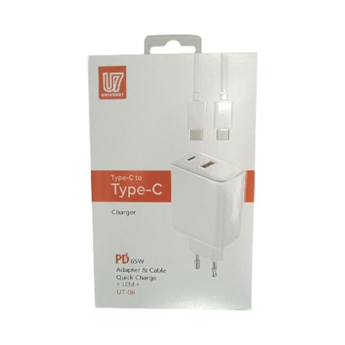 ADAPTATEUR ET CÂBLE DE CHARGE RAPIDE U7 UNIVERS7 PD