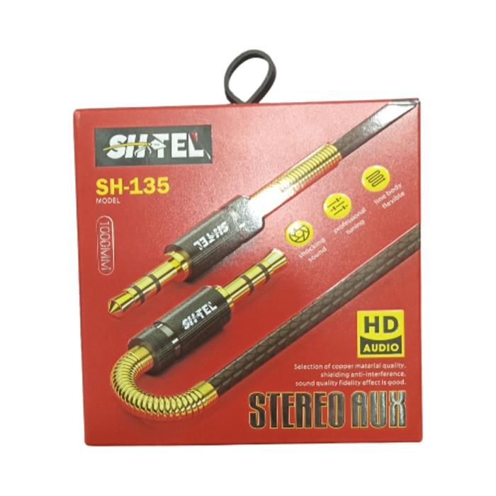 CÂBLE AUDIO STÉRÉO AUXILIAIRE HAUTE DÉFINITION SH TEL MODÈLE SH-135