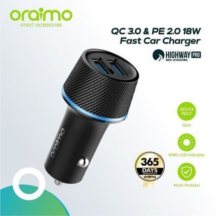 CHARGEUR DE TÉLÉPHONE POUR AUTOMOBILE - OCC-21D