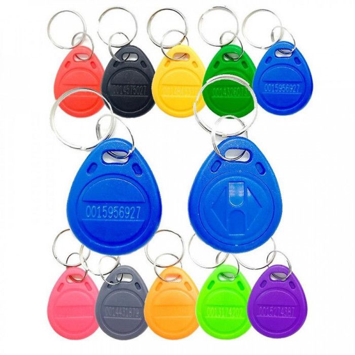 Rfid 10 Pièce Tags Porte clés d'accès sans contact RFID 125KHz 10 couleurs