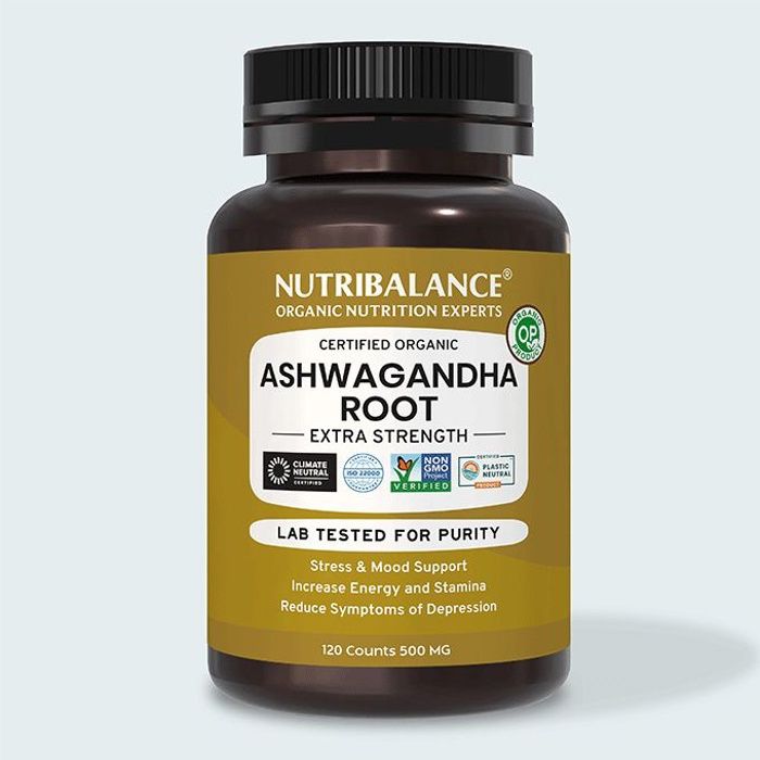 Ashwagandha Extrait De Racine 500mg Calme Stress, Dépression nerveuse & anxiété 120 Gélules
