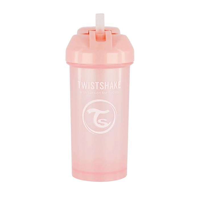 TWISTSHAKE Tasse à paille 12+m Rose 360ml