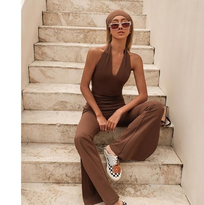 Combinaison Mira - Yoga et Fitness- Marron