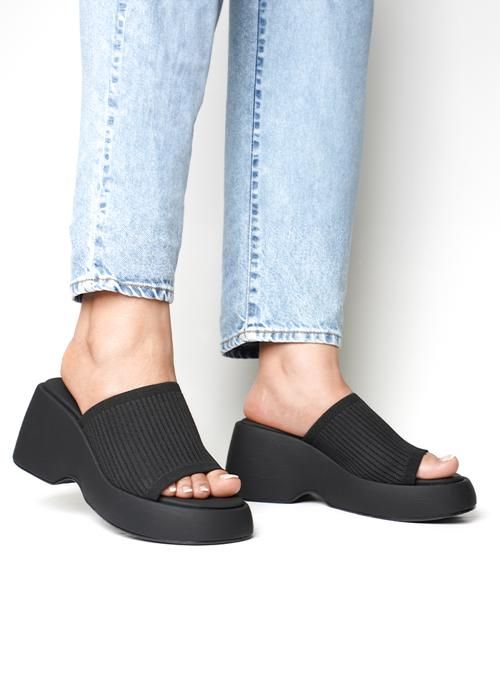 SANDALE NOIRE POUR FEMME - SANDRA