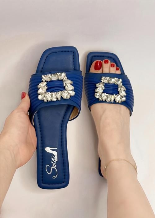 SANDALE BLEUE POUR FEMME - OPHILIA