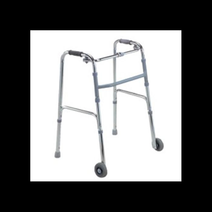 Déambulateur pliable a 2 roues