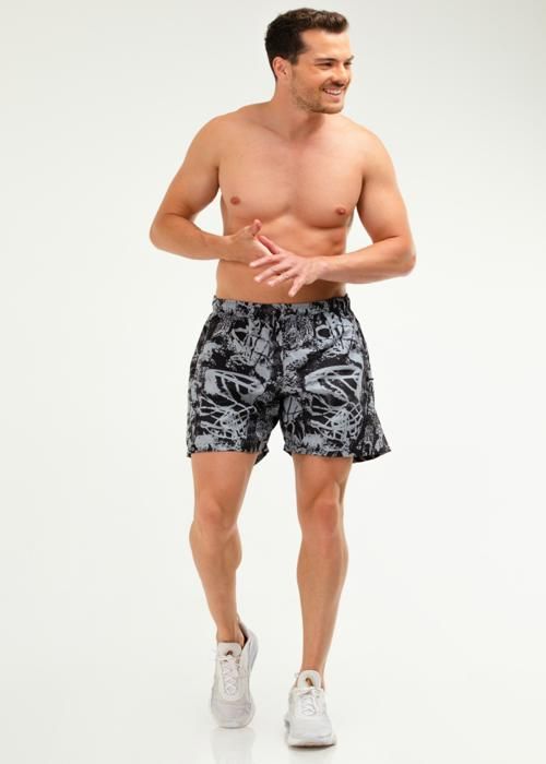 SHORT- Maillot de bain pour Homme Motif Camouflage-Noir-Speedlife