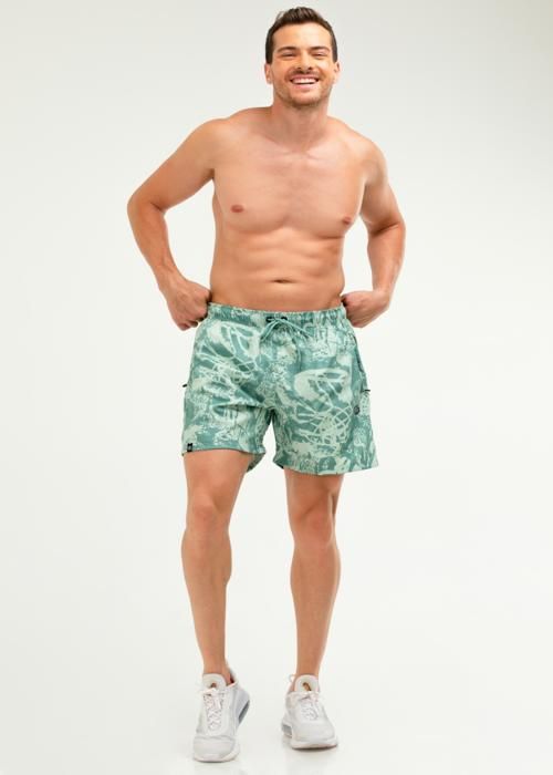 SHORT- Maillot de bain pour Homme Motif Camouflage-Vert-Speedlife
