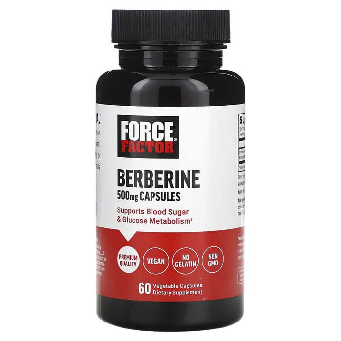 Berbérine, 500 mg, 60 capsules végétales