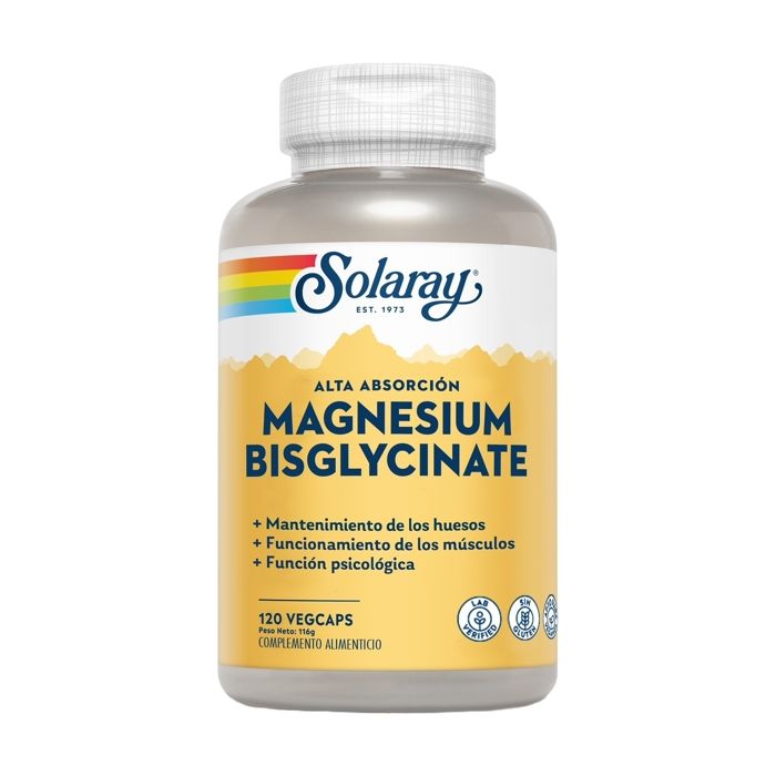 Bisglycinate de magnésium, 120 capsules végétales