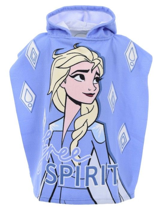 CAPE DE BAIN CAPUCHE FROZEN ENFANT