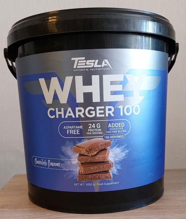 Whey Charger 100 5Kg Chocolate - Tesla Sports Nutrition