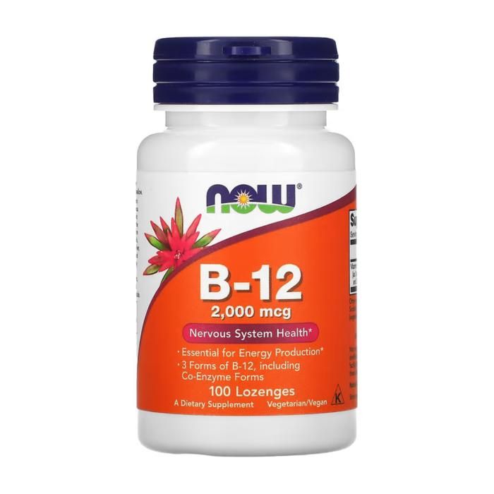Now Foods B-12 2000 mcg, 100 Lozenges