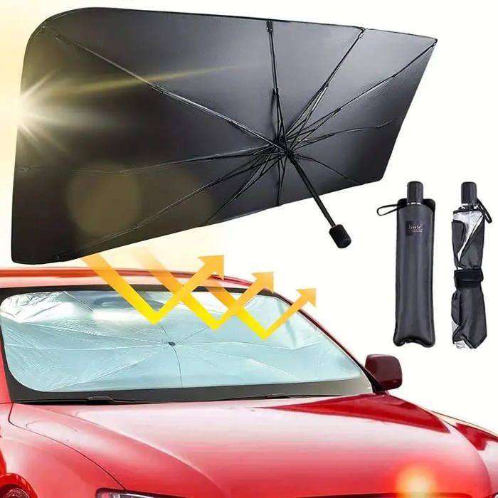 Parasol Parasol Couvre Pare brise voiture Parapluie pliable aide refroidissement intérieure