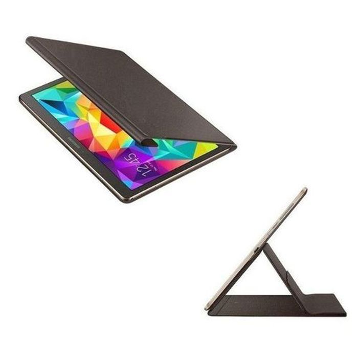 etui pochette a rabat pour tablette samsung galaxy A8 effet Cuir 10.5 pouces