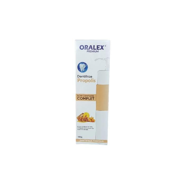 Dentifrice - ORALEX - Premium - Propolis - 180 ml - Sans alcool